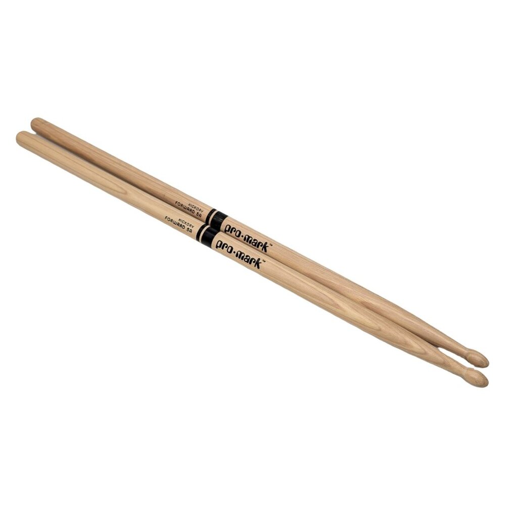 Pro Mark Drumsticks Pair Hickory Wood Forward 5A Made in TX USA 16"